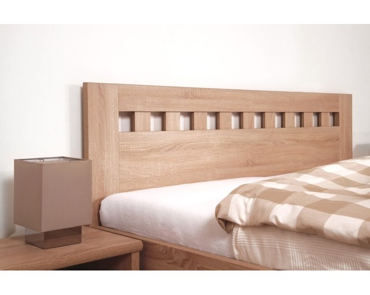 Manželská posteľ dvojlôžko Ella Mosaic, lamino, 160x200, 180x200 cm Manželská posteľ dvojlôžko Ella Mosaic, lamino, 160x200, 180x200 cm