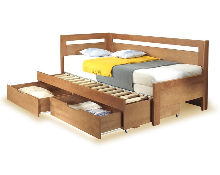 Rozkladacia posteľ jednolôžko s úložným priestorom TANDEM KLASIK ľavá Rozkladacia posteľ jednolôžko s úložným priestorom TANDEM KLASIK ľavá