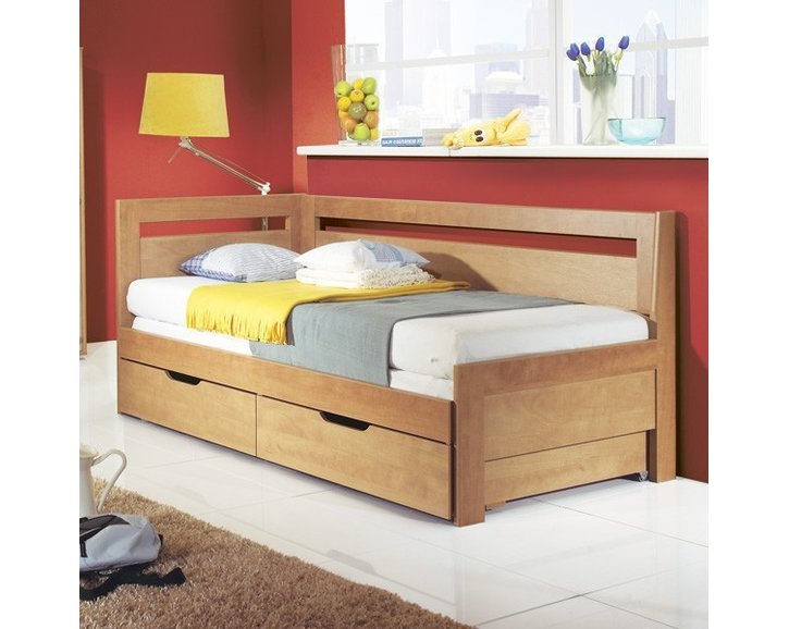 Rozkladacia posteľ jednolôžko s úložným priestorom TANDEM KLASIK ľavá Rozkladacia posteľ jednolôžko s úložným priestorom TANDEM KLASIK ľavá