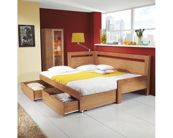 Rozkladacia posteľ jednolôžko s úložným priestorom TANDEM KLASIK ľavá Rozkladacia posteľ jednolôžko s úložným priestorom TANDEM KLASIK ľavá