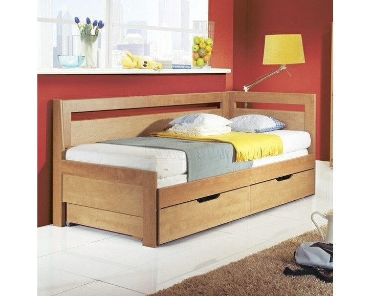 Rozkladacia posteľ s úložným priestorom TANDEM KLASIK pravá Rozkladacia posteľ s úložným priestorom TANDEM KLASIK pravá