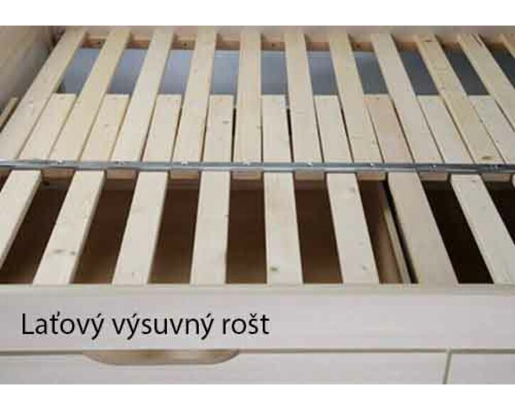 Rozkladacia posteľ TANDEM PLUS bez podrúčok - oblá