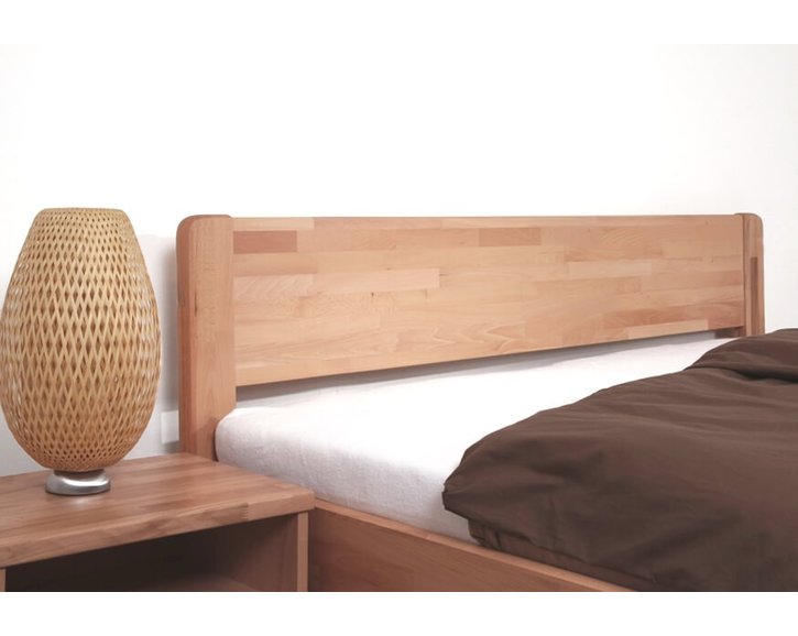 Posteľ Sofi - oblúková, 160x200, 180x200, masív buk cink jadrový