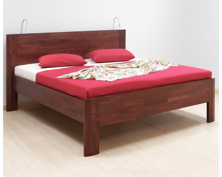 Zvýšená posteľ z masívu ELLA Family, masív buk