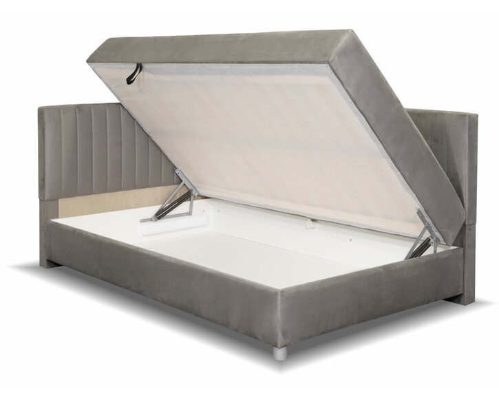 Americká posteľ boxspring s úložným priestorom NOVO