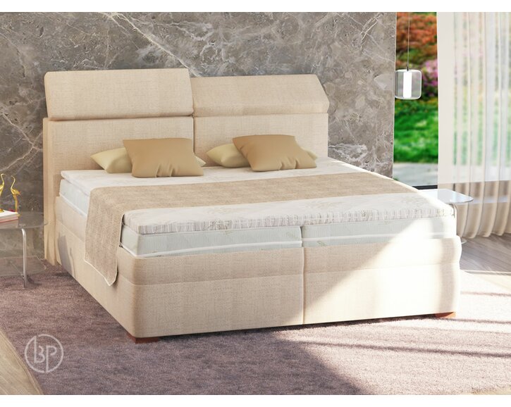 Americká posteľ boxspring YOGA, s úložným priestorom Americká posteľ boxspring YOGA, s úložným priestorom