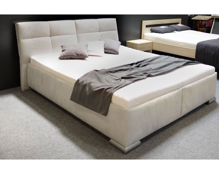 Čalúnená posteľ s úložným priestorom LUSSO