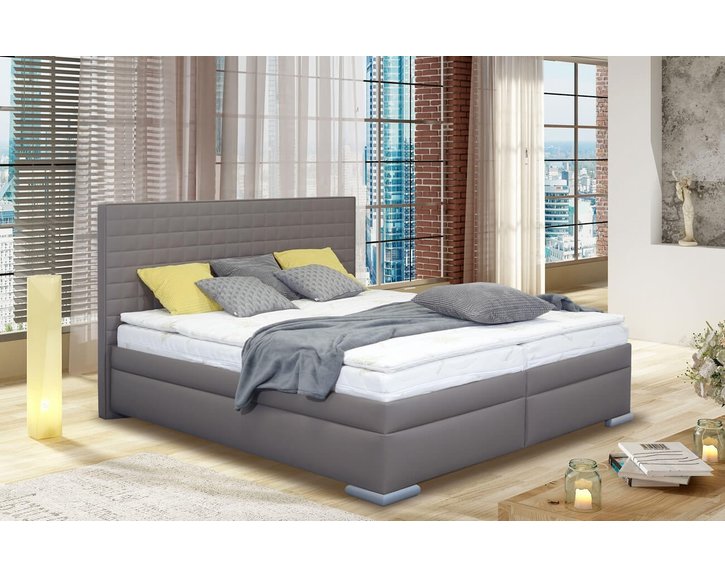 Americká posteľ boxspring RIALTO, s úložným priestorom