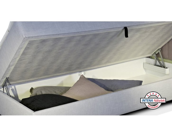 Americká posteľ boxspring s úložným priestorom DIVA