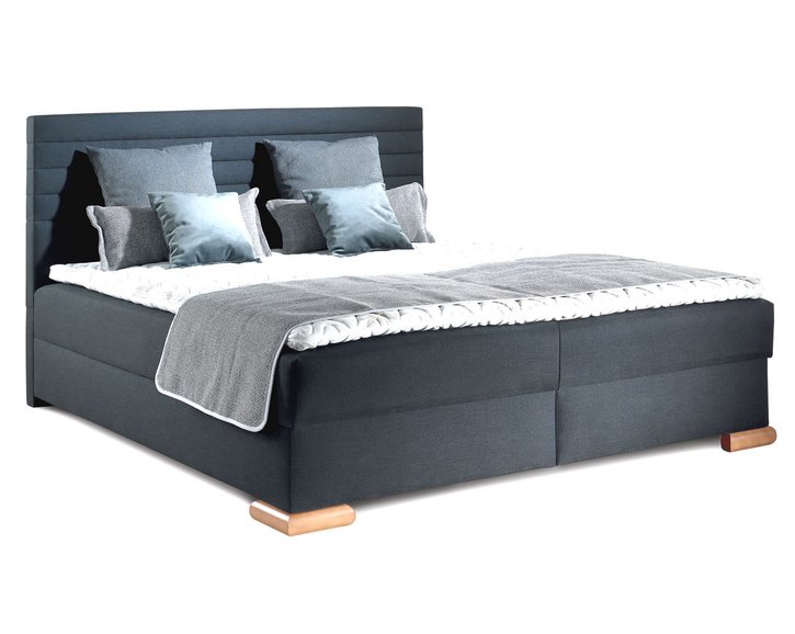 Americká posteľ boxspring s úložným priestorom CORALO Americká posteľ boxspring s úložným priestorom CORALO