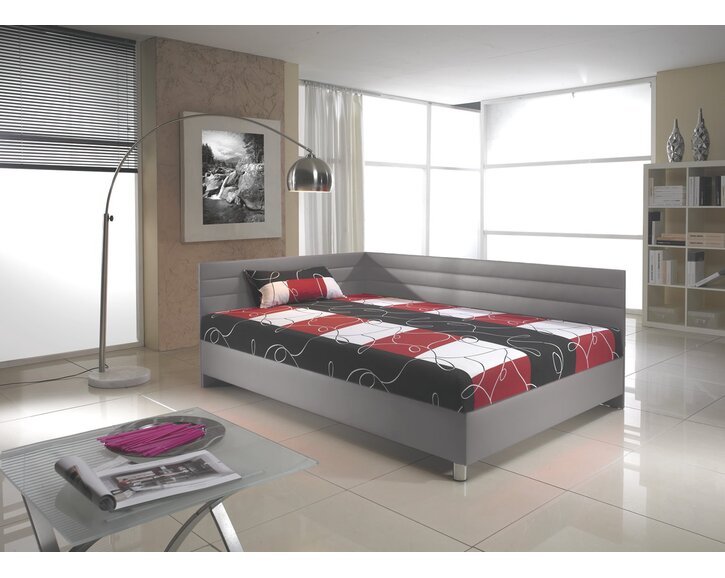 Čalúnená posteľ s úložným priestorom Elite, 140x200cm