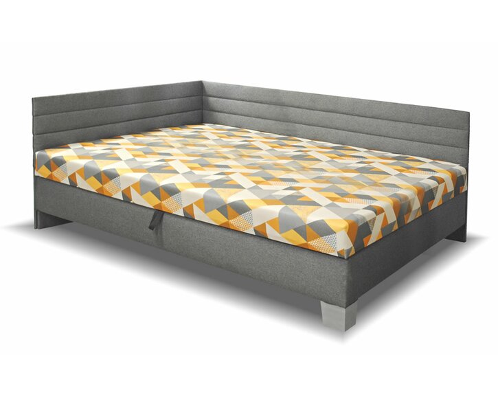 Čalúnená posteľ s úložným priestorom Elite, 140x200cm