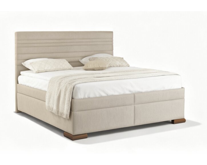 Americká posteľ boxspring NUVIA, s matracmi a úložným priestorom Americká posteľ boxspring NUVIA, s matracmi a úložným priestorom