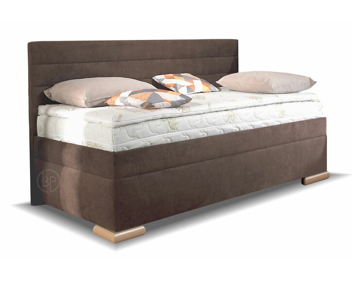 Posteľ boxspring VENETO s bočným čelom a úložným priestorom Posteľ boxspring VENETO s bočným čelom a úložným priestorom