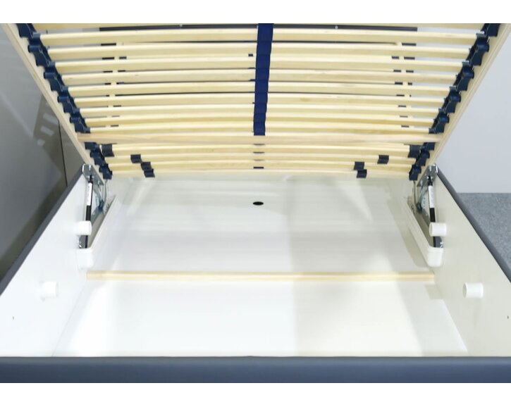 Čalúnená posteľ s úložným priestorom Belarona, 90x200