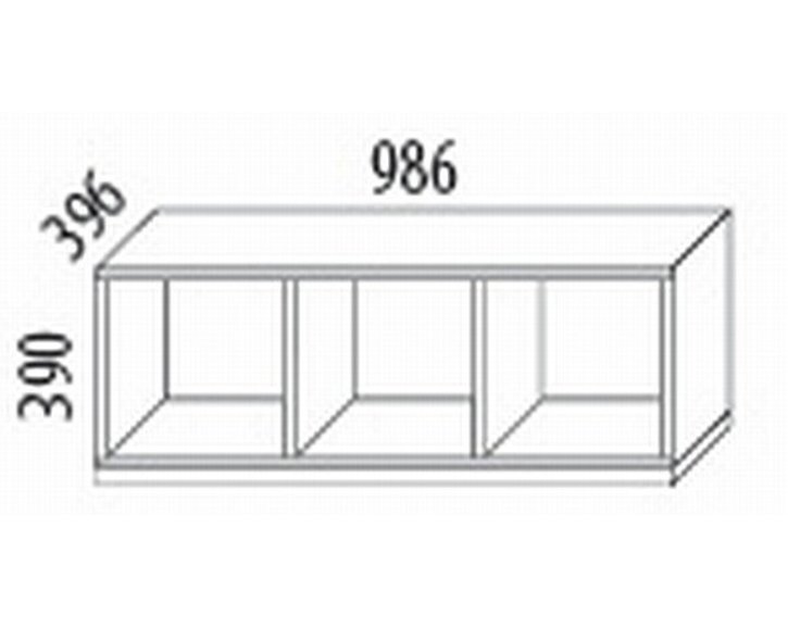 Regál D617, smrek Regál D617, smrek