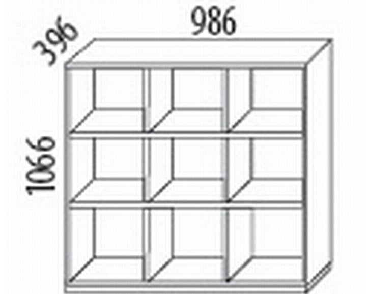 Regál D619, smrek Regál D619, smrek