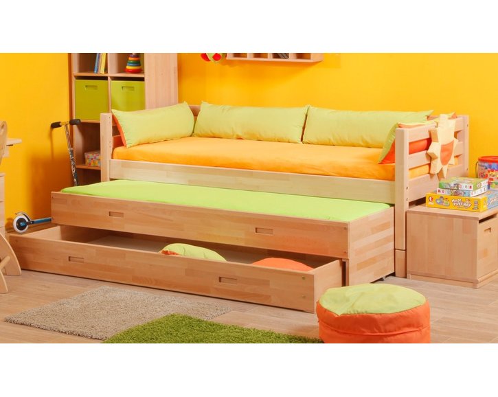 Výsuvná prístelka s úložným priestorom D103, masív buk