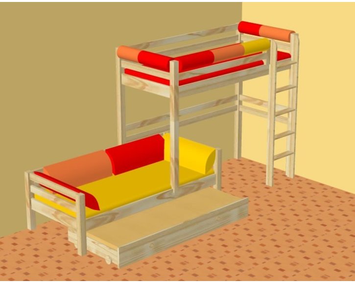 Úložný priestor veľký - prístelka D946-Domino Úložný priestor veľký - prístelka D946-Domino
