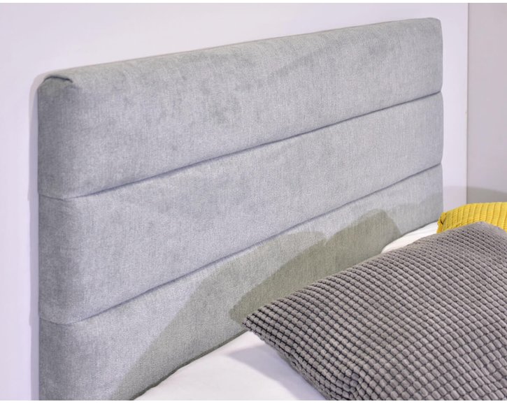 Čalúnená posteľ s úložným priestorom Fontana, 120x200 cm