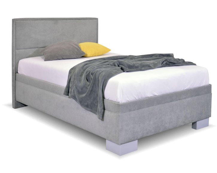 Čalúnená posteľ s úložným priestorom Marila, 90x200 cm