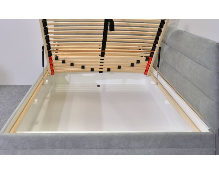 Čalúnená posteľ s úložným priestorom Niobe, 140x200 cm Čalúnená posteľ s úložným priestorom Niobe, 140x200 cm