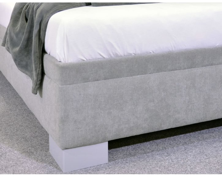 Čalúnená posteľ s úložným priestorom Litera, 120x200 cm
