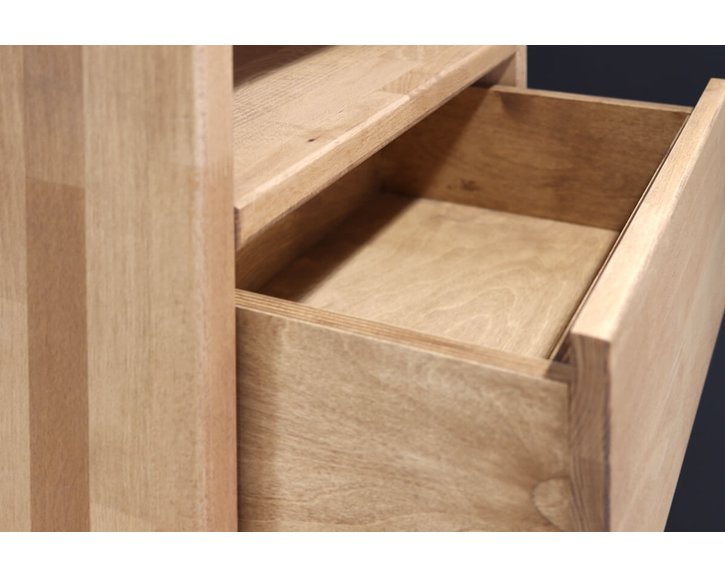 Nočný stolík CAMPUS, masív buk Nočný stolík CAMPUS, masív buk