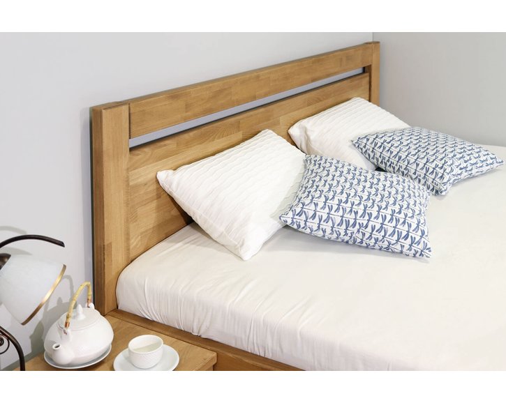 Vyvýšená posteľ z masivu Klementin, masiv buk