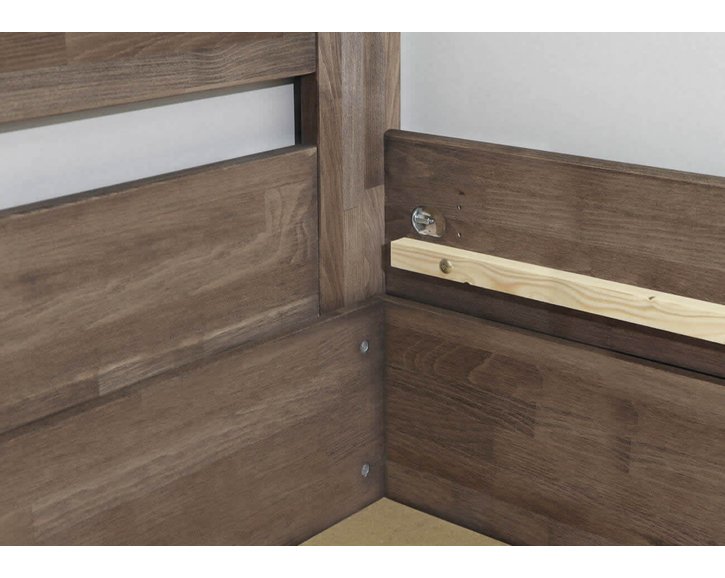 Posteľ s úložným priestorom ARION 2, 90x200, masív buk