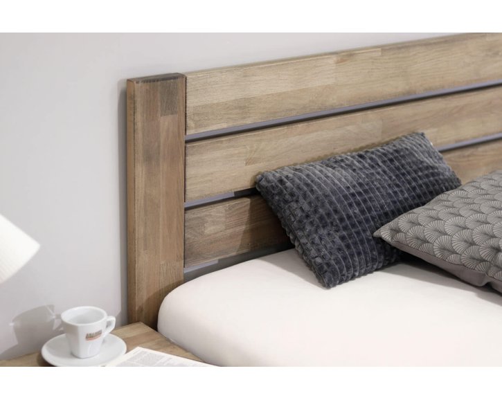 Zvýšená posteľ z masivu Mistral, 80x200, 90x200, masiv buk