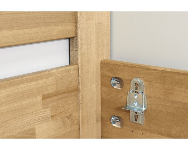 Zvýšená posteľ z masívu Orfeus, 140x200, masív buk