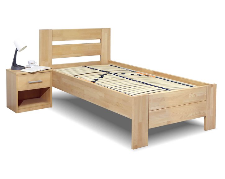 Posteľ z masivu Trinity, 80x200, 90x200, masiv buk