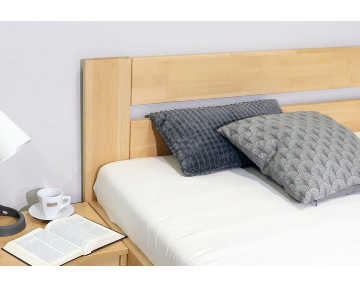 Postel z masivu Trinity, 80x200, 90x200, masiv buk