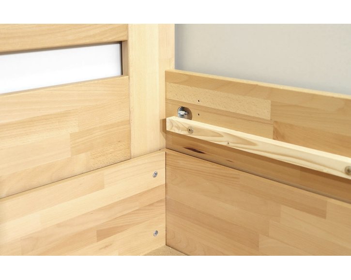 Posteľ s úložným priestorom Trinity, 80x200, 90x200, masiv buk