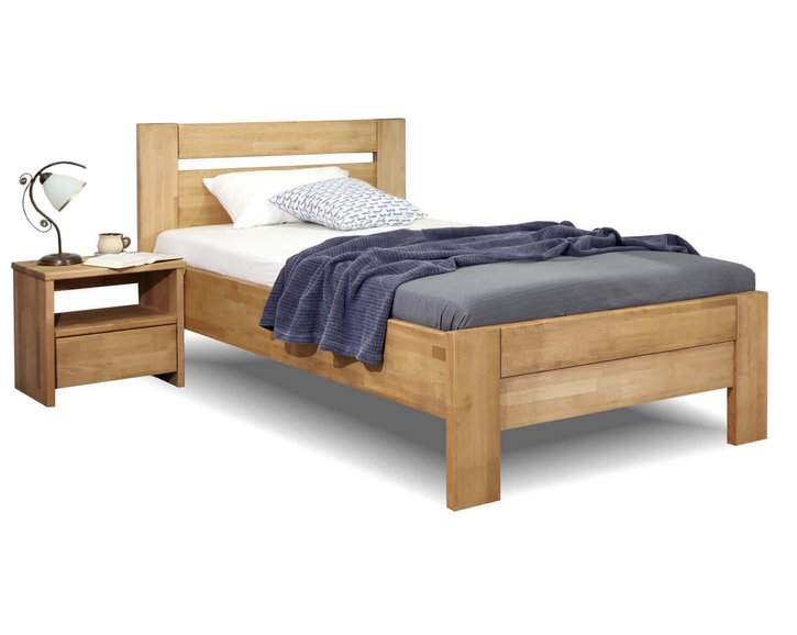 Zvýšená posteľ z masivu Orfeus, masiv buk, 120x200 Zvýšená posteľ z masivu Orfeus, masiv buk, 120x200