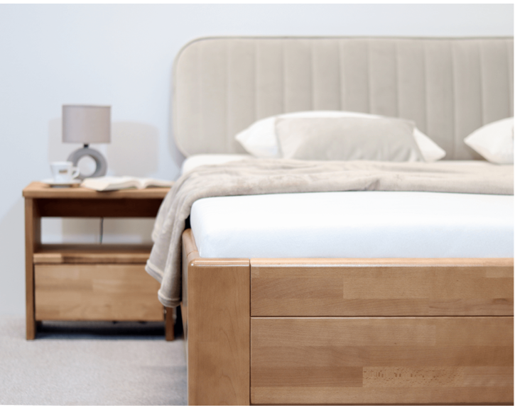 Detail hrany - posteľ Casanova 1