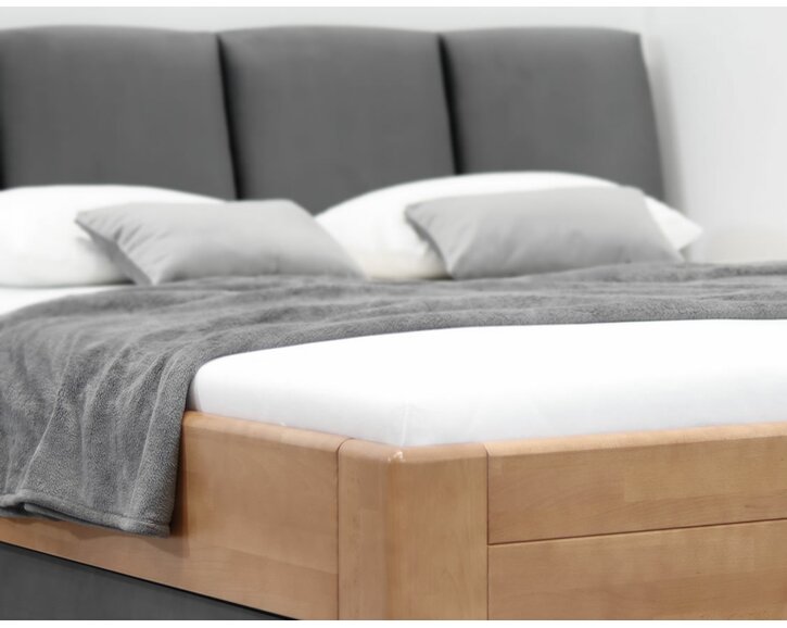 Zaoblenie - dvojlôžko z masívu Casanova 3, masív buk