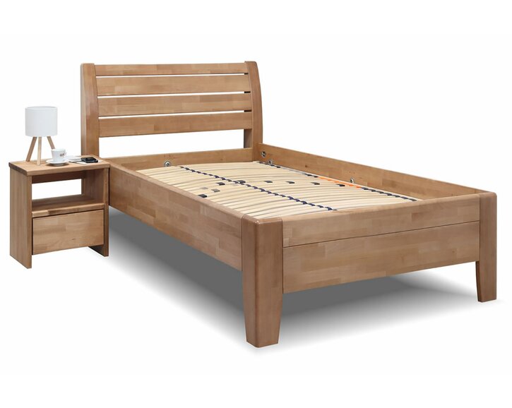 Posteľ dvojlôžko z masívu Concepta – rošty