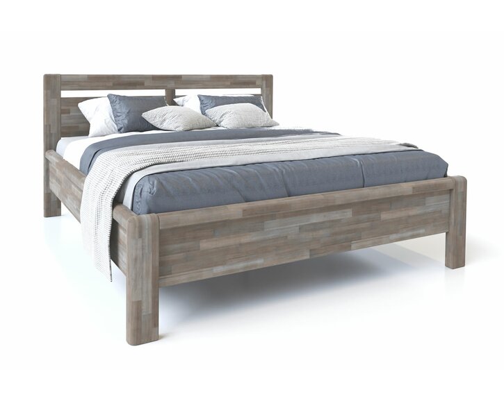 Detail roštu - posteľ dvojlôžko z masivu CORNELIA