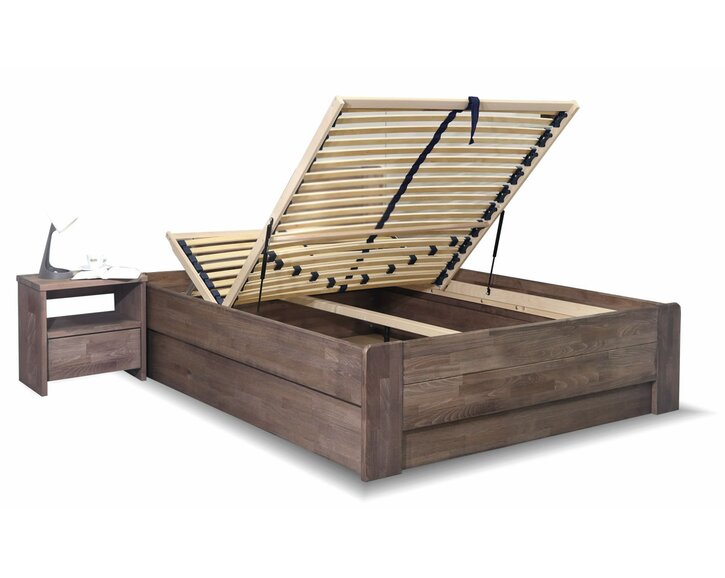 Vyvýšená válenda s úložným priestorom Futon