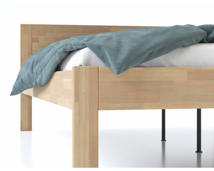 Detail - dvojlôžko z masívu TALIMA, masív buk