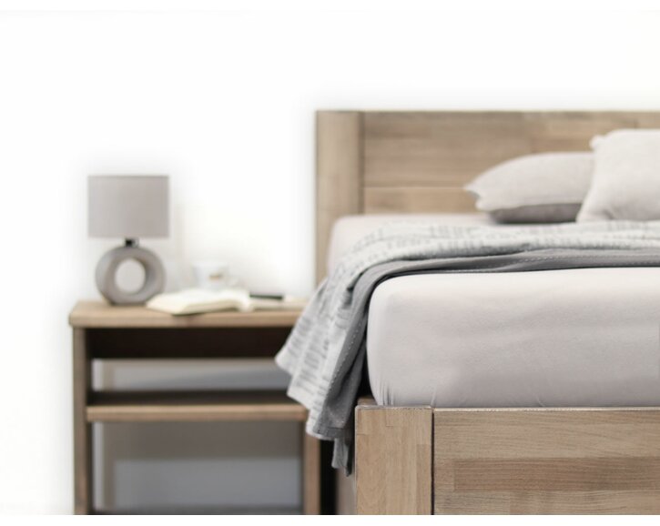 Zaoblenie – posteľ z masívu Timea pravá, masív buk