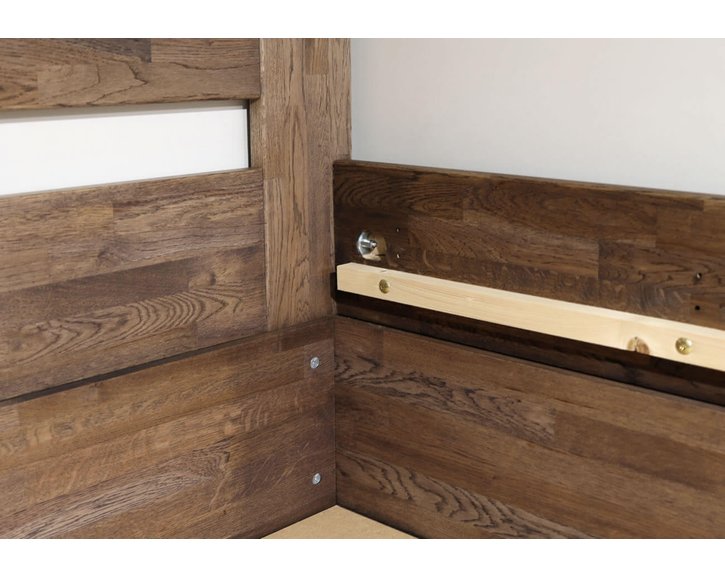 Posteľ s úložným priestorom Trinity, 80x200, 90x200, masív buk