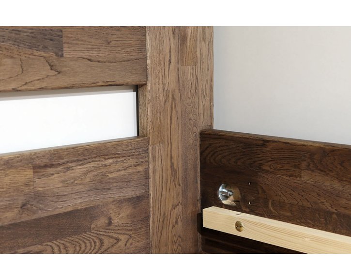 Posteľ z masívu Trinity, 120x200, masív dub