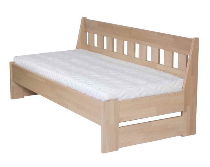 Posteľ z masívu - jednolôžko ARLETA lavica senior 90x200, buk Posteľ z masívu - jednolôžko ARLETA lavica senior 90x200, buk