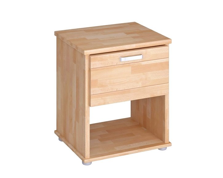 Nočný stolík Sigma, buk cink