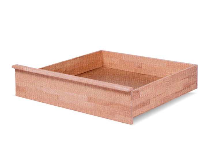 Úložný priestor 1/2, masív buk, 25 cm