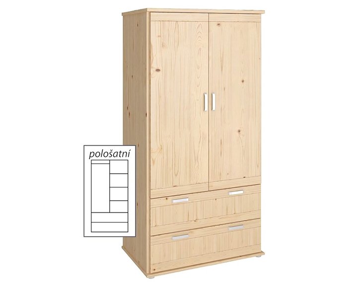 Pološatní skriňa Alfa-176, smrek Pološatní skriňa Alfa-176, smrek