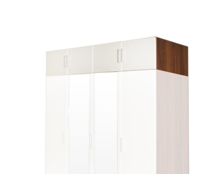 Nadstavec šatníkovej skrine IA61545, orech/biela Nadstavec šatníkovej skrine IA61545, orech/biela